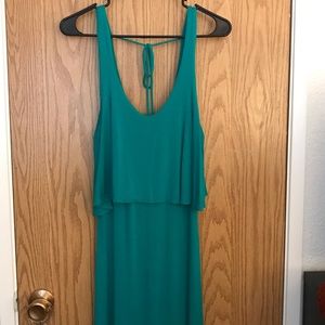 Turquoise maxi dress
